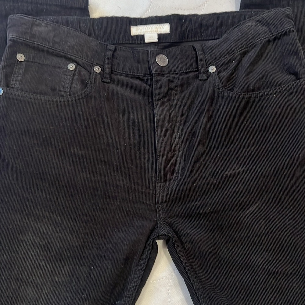 Burberry children black corduroy